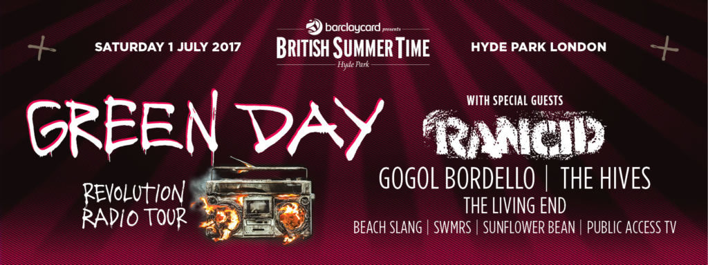 British Summer Time Hyde Park 2017 - Green Day