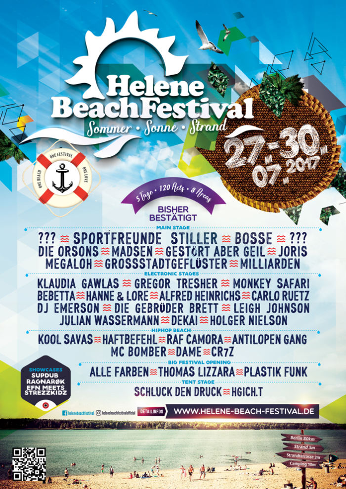 Helene Beach Festival 2017 Das Lineup steht (fast) komplett Common