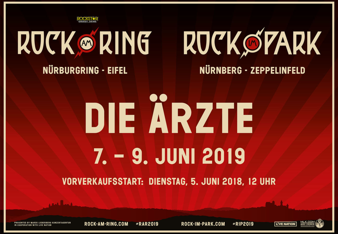 Die Ärzte - Rock am Ring & Rock im Park 2019
