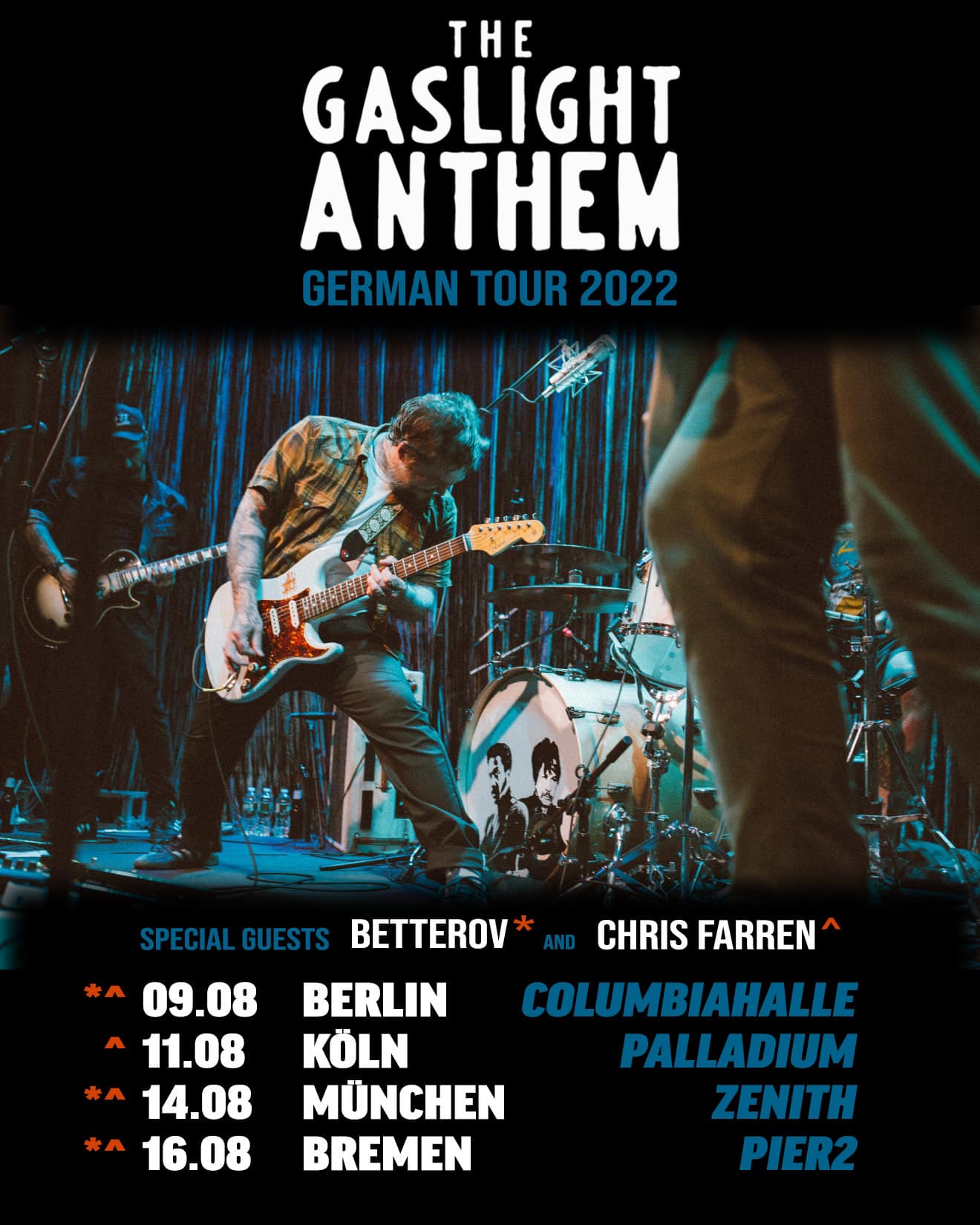 The Gaslight Anthem - German Tour 2022