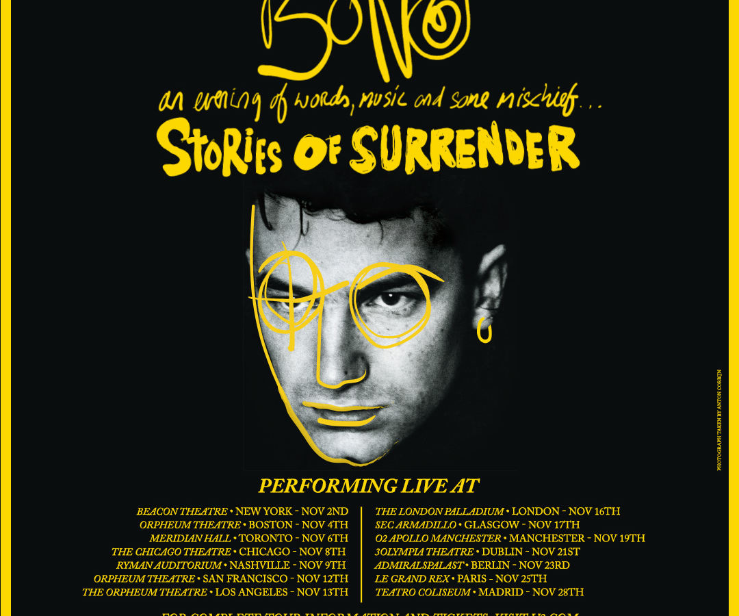 Bono - "Stories of surrender" Tour