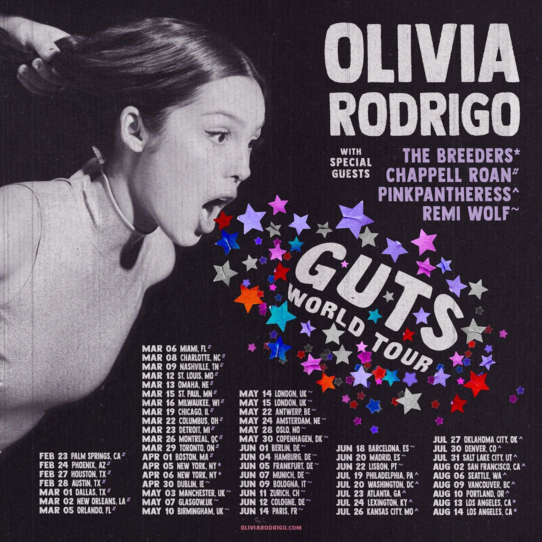 Olivia Rodrigo - Guts World Tour 2024