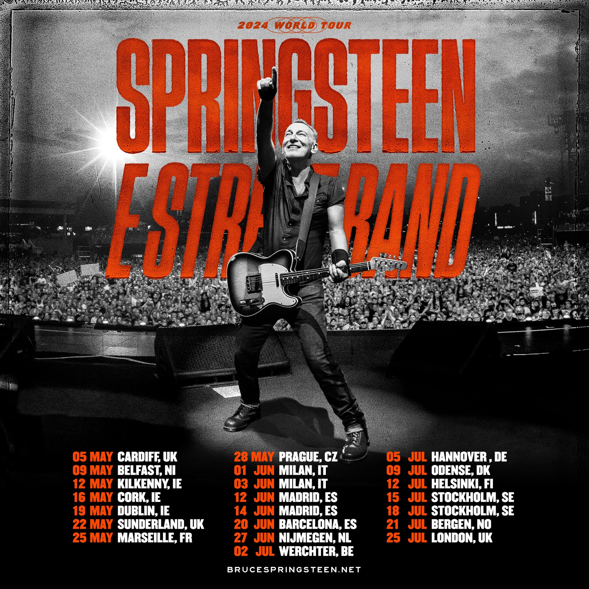 Bruce Springsteen & The E-Street-Band - Live Europe 2024