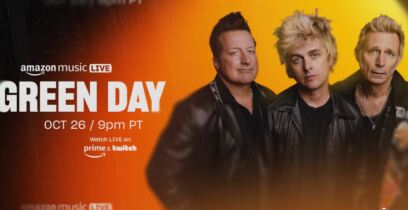 Green Day - Ankündigung bei Amazon Music