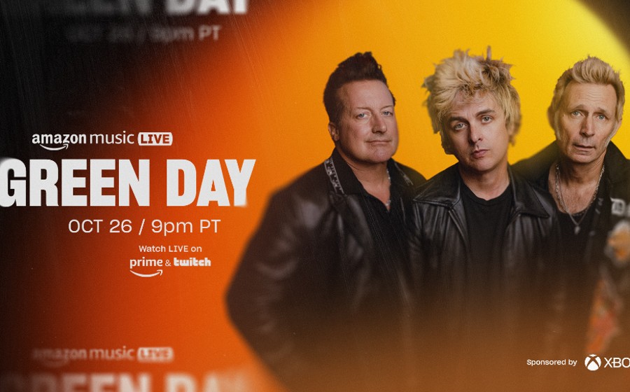 Green Day - Ankündigung bei Amazon Music
