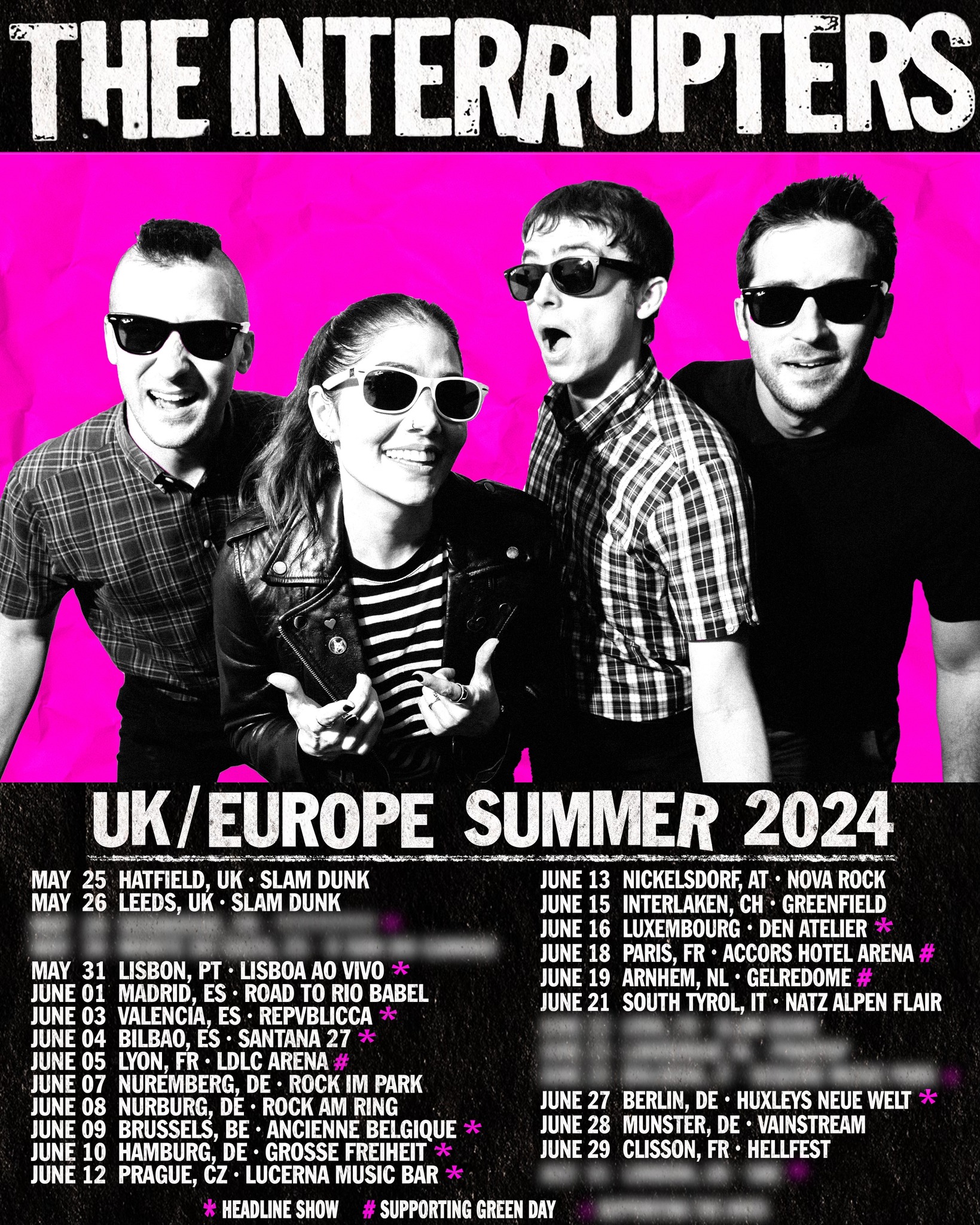 The Interrupters - Live Europe 2024
