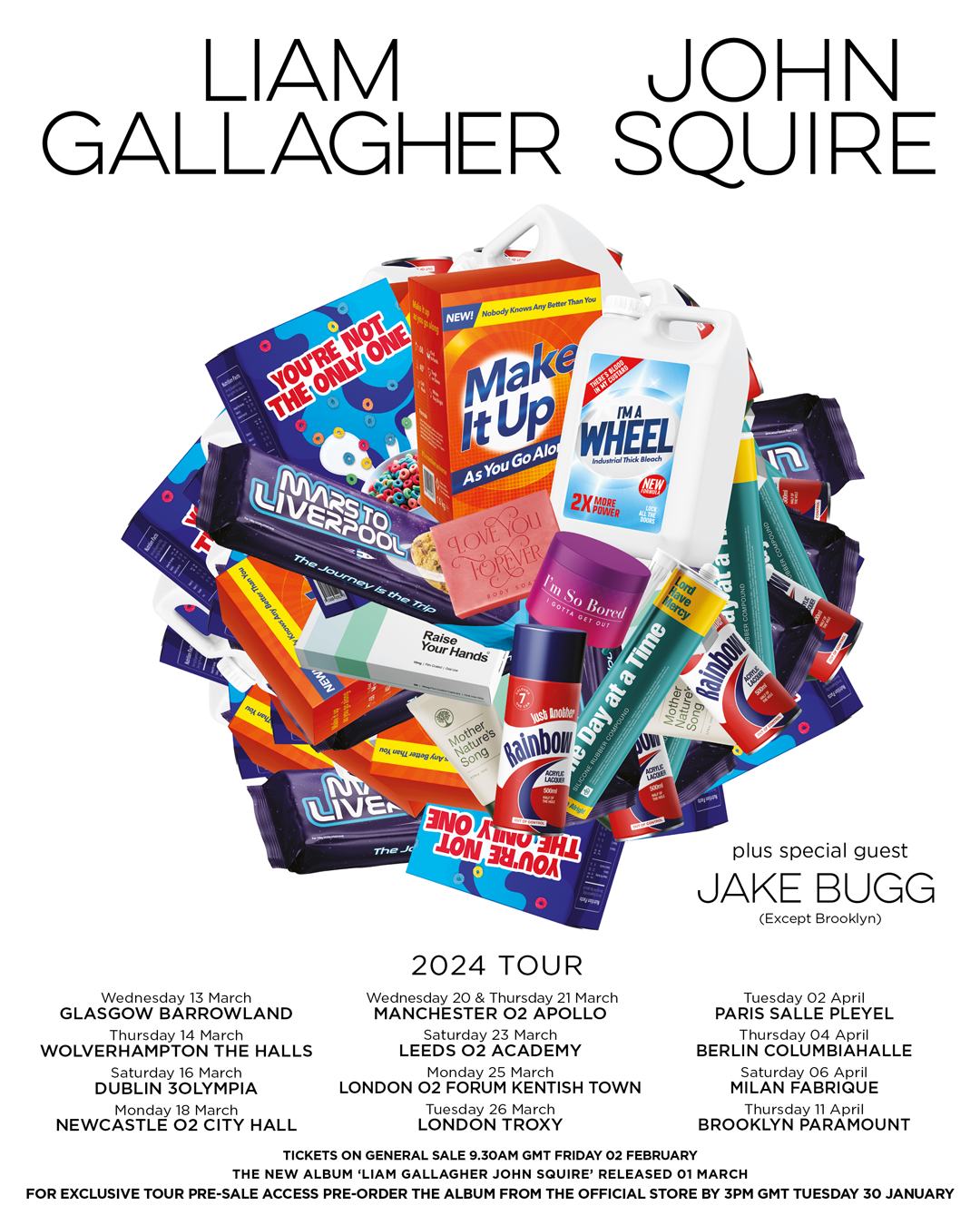 Liam Gallagher und John Squire - Live 2024